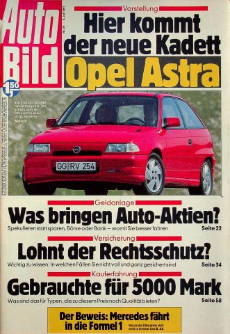 Deckblatt Auto Bild (28/1991)